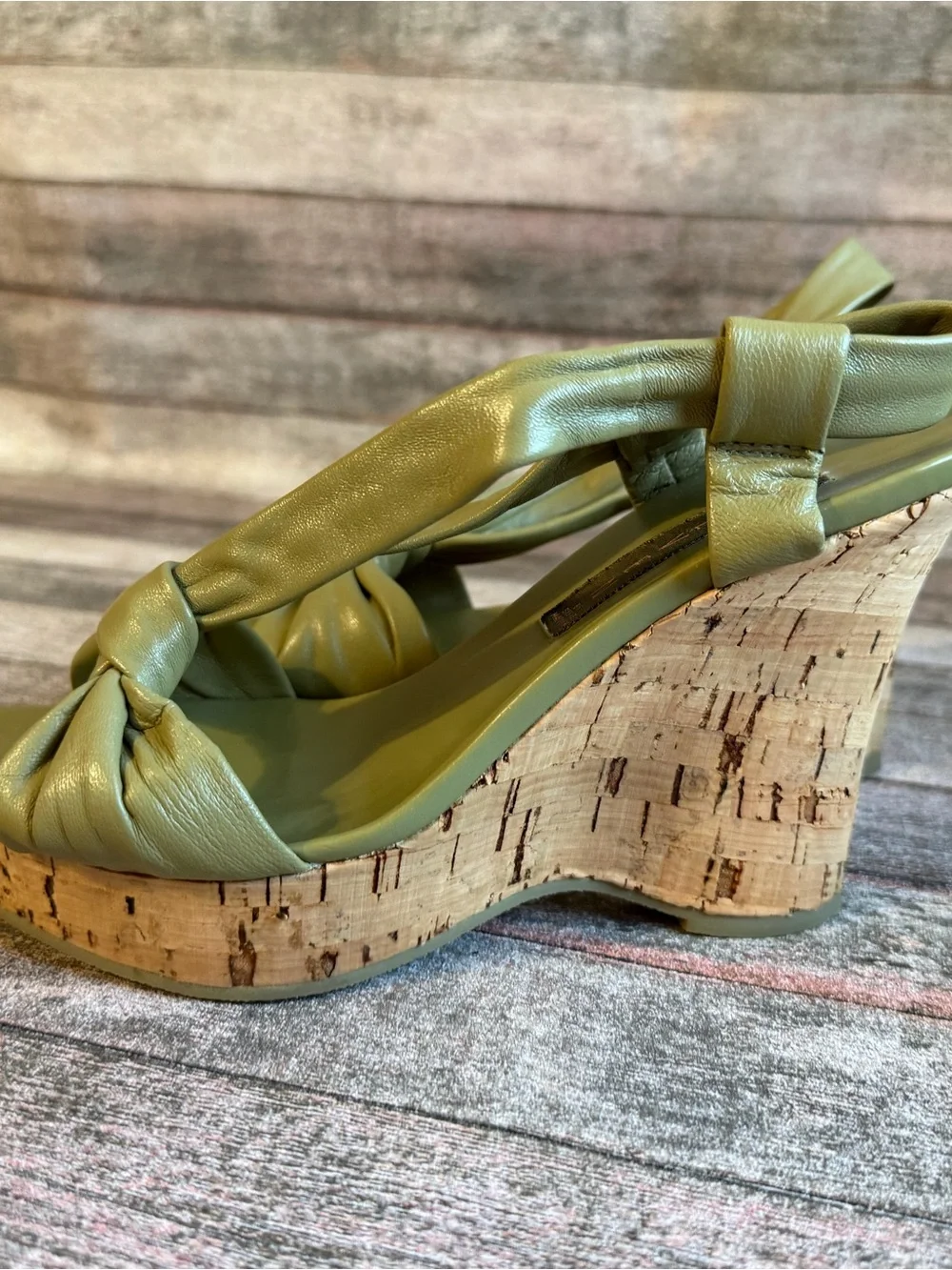 Steve Madden Olive Knot-Front Platform Sandals